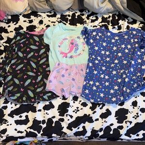 Cat & Jack Kids Pajama Set - Black, Blue, Pink